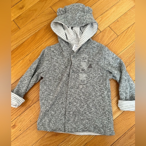 NWT Baby Gap Reversible Hoodie Size 18-24 months - Picture 1 of 1